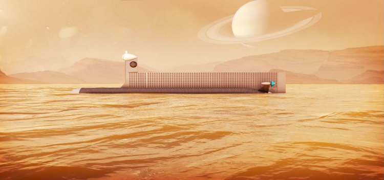 شبیه سازی زیردریایی فضایی ناسا در قمر تیتان