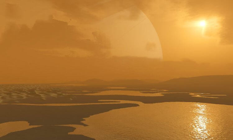 دریاچه های سطح قمر تیتان که قرار است زیردریایی فضایی ناسا در آن مستقر شود.