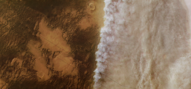 طوفان شن علت خشک شدن آب مریخ