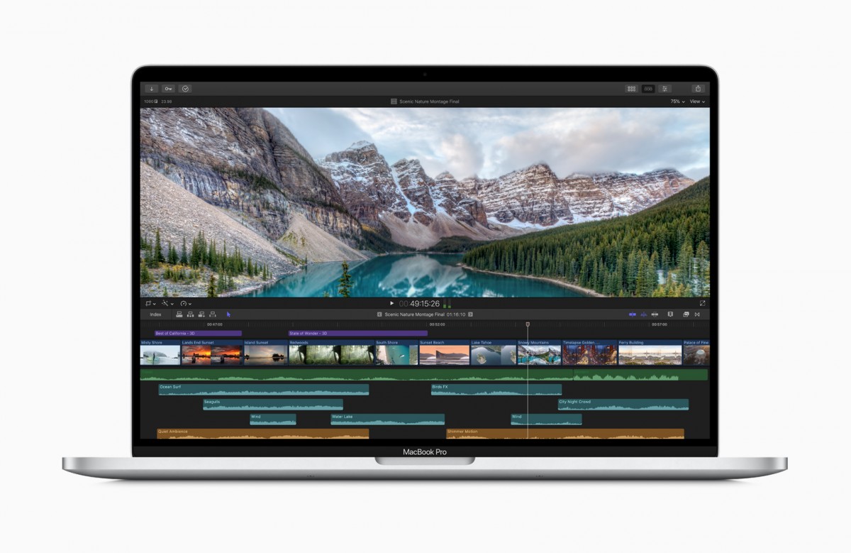 اپل از مک‌بوک پرو با صفحه کلید جدید و پردازنده‌های نسل نهم اینتل رونمایی کرد 6