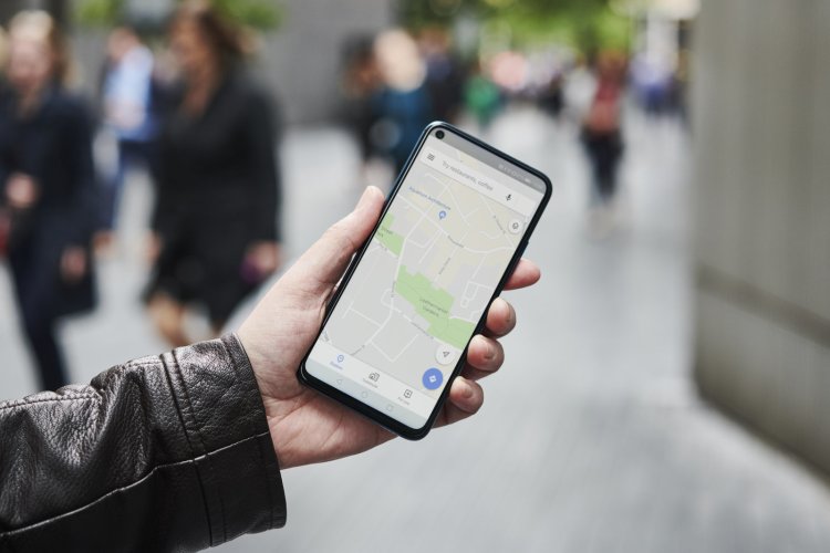 LONDON, UNITED KINGDOM - JUNE 4: Detail of a man holding up an Honor 20 Pro smartphone with the Google Maps app visible on screen, on June 4, 2019. (Photo by Olly Curtis/Future via Getty Images)
