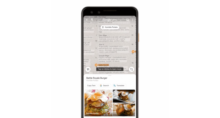 گوگل مپس غذاهای محبوب یک رستوران را معرفی می‌کند