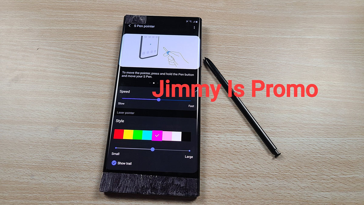Samsung Galaxy Note 20 S Pen pointer featured