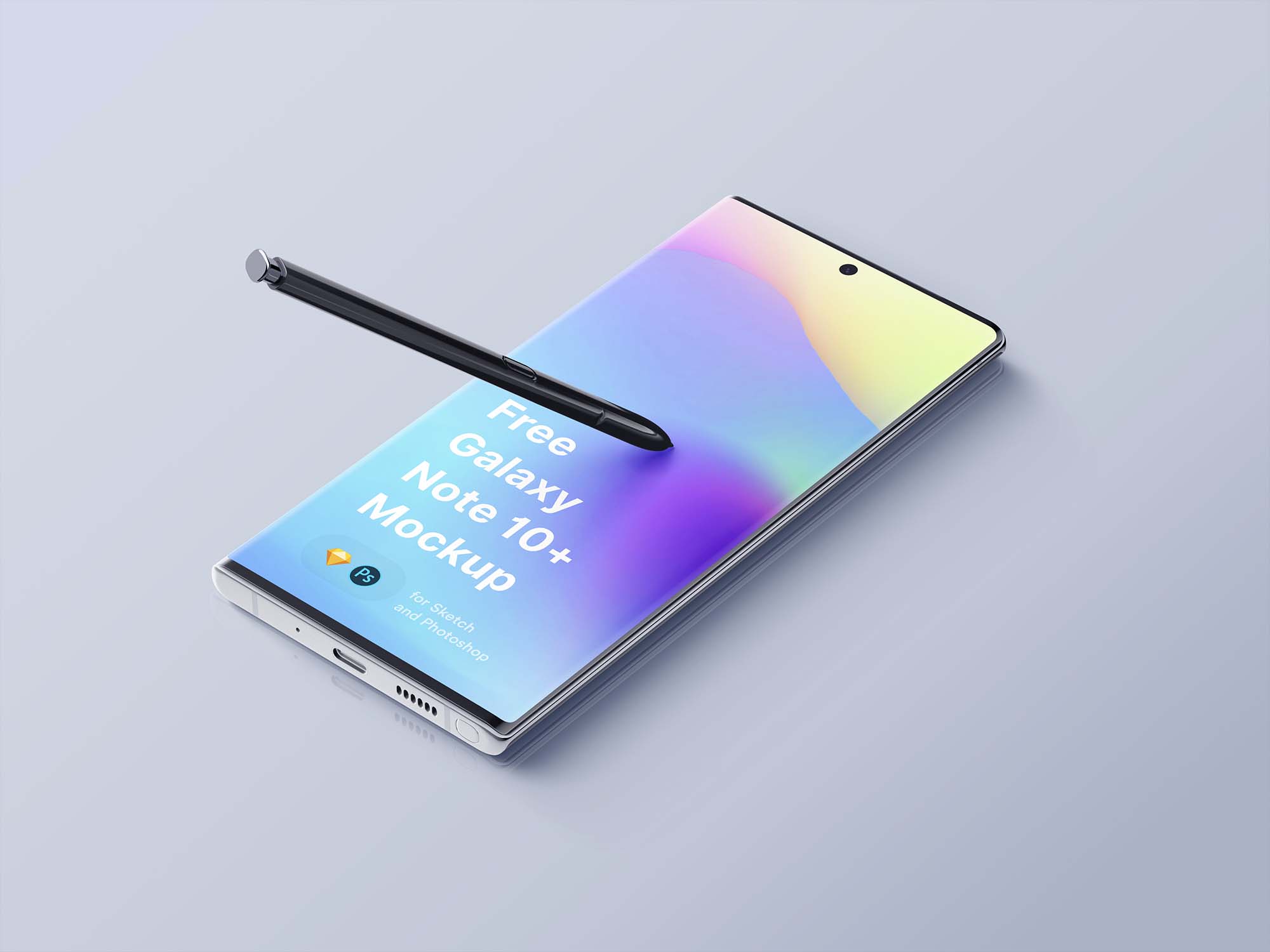 Samsung Galaxy Note 10 Plus Mockup