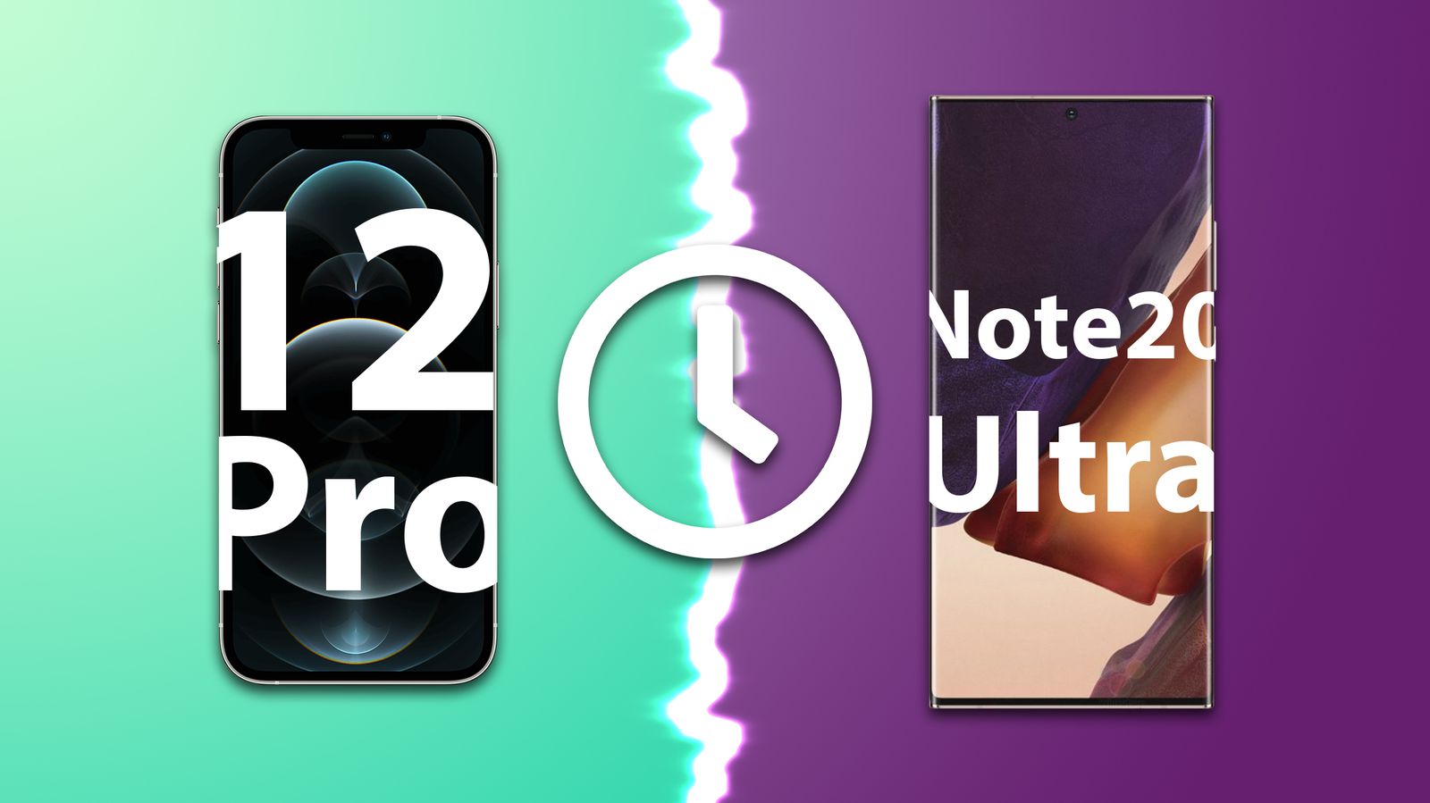 iPhone 12 Pro vs Note 20 Speedtest 1
