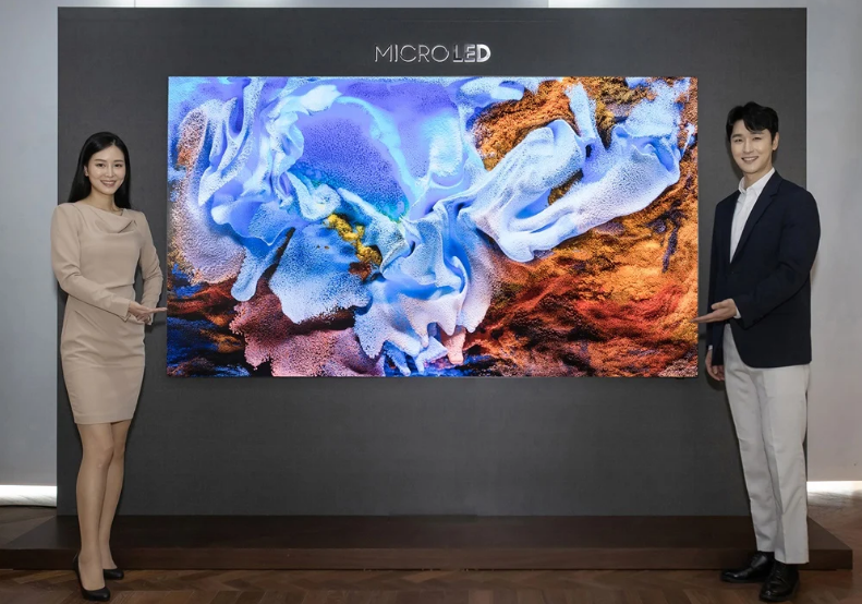 تلویزیون 110 اینچی سامسونگ: بدون حاشیه و با تکنولوژی میکرو LED