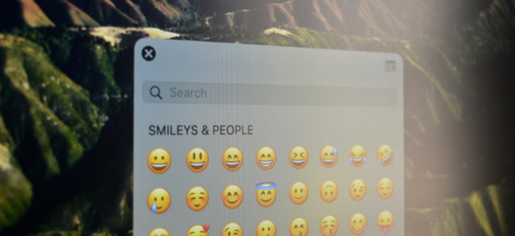 Emoji Picker on Mac