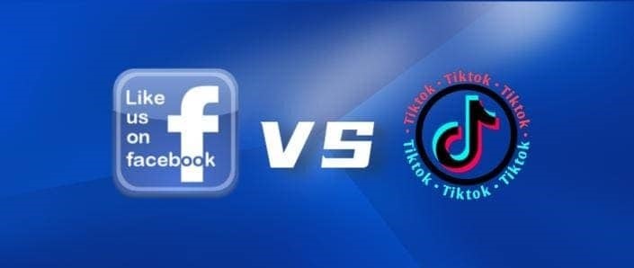رقابت فیسبوک و تیک تاک