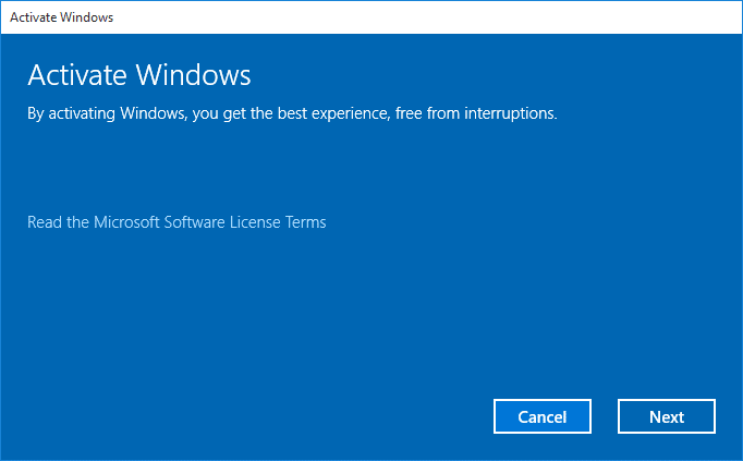 Know why your Windows 10 was not activated 1