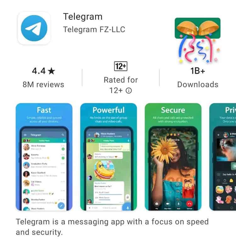 آمار دانلود تلگرام در گوگل پلی از 1 میلیارد عبور کرد