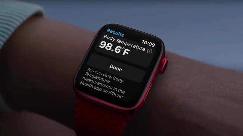 Apple watch thermometer