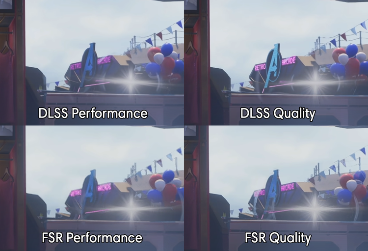 DLSS FSR Comparison