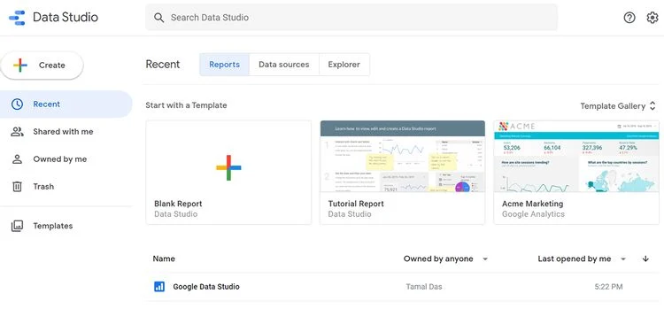 بر امکانات Google Data Studio برای تحلیل و تصویرسازی داده‌ها 1