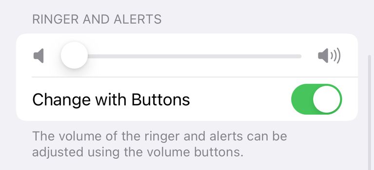 iphone enable volume button