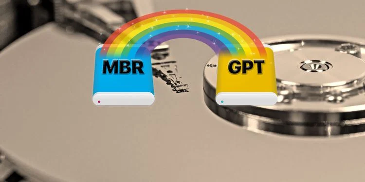 تبدیل فرمت MBR به GPT را بدون از دست رفتن داده‌ها انجام دهیم؟