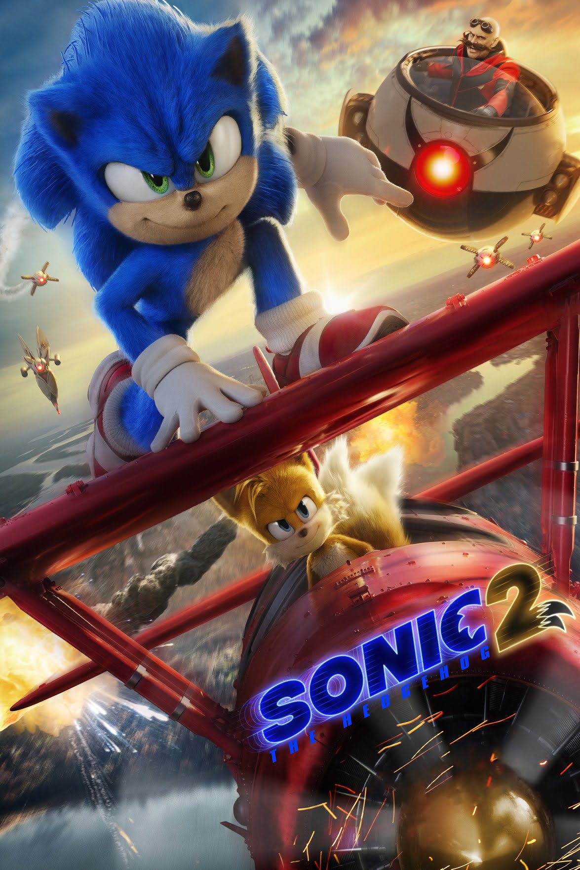 فیلم سونیک جوجه تیغی 2022 Sonic the Hedgehog: سونیک 2 با ستارگان جدید و درخشش مجدد جیم کری جذابتر از قبل!