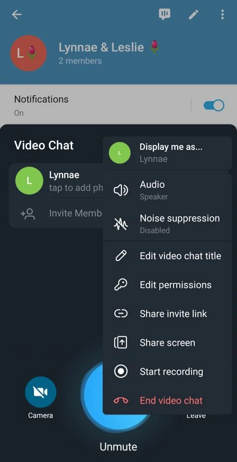 آشنایی با مهم‌ترین قابلیت‌های تلگرام برای ویدیو کال 9
