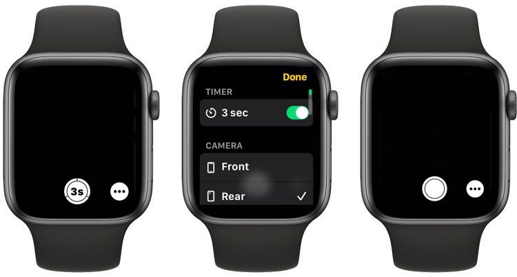 Disable Camera Timer Apple Watch