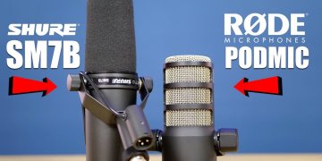 مقایسه کامل میکروفون Shure SM7B و Rode PodMic