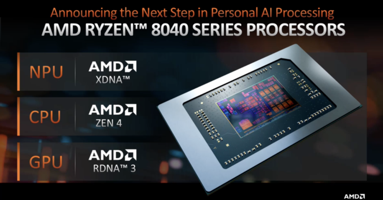 AMD Ryzen 8040 برتری در هوش مصنوعی برای لپ‌تاپ‌ها