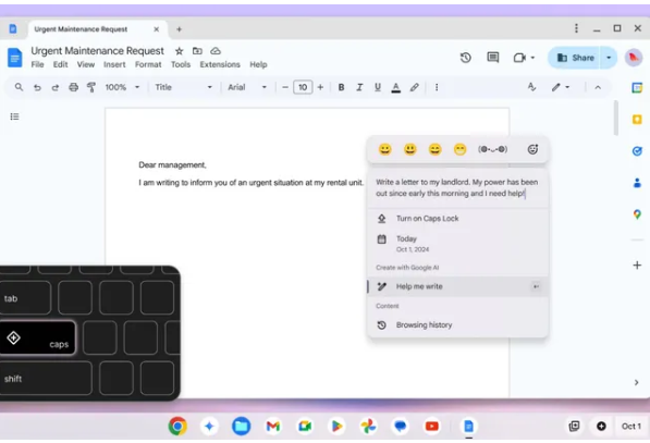جدیدترین آپدیت ChromeOS با امکانات هوش مصنوعی و ابزارهای مفید برای کاربران