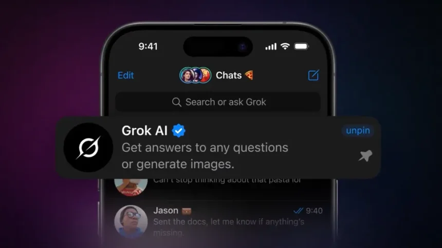 هوش مصنوعی Grok وارد تلگرام شد