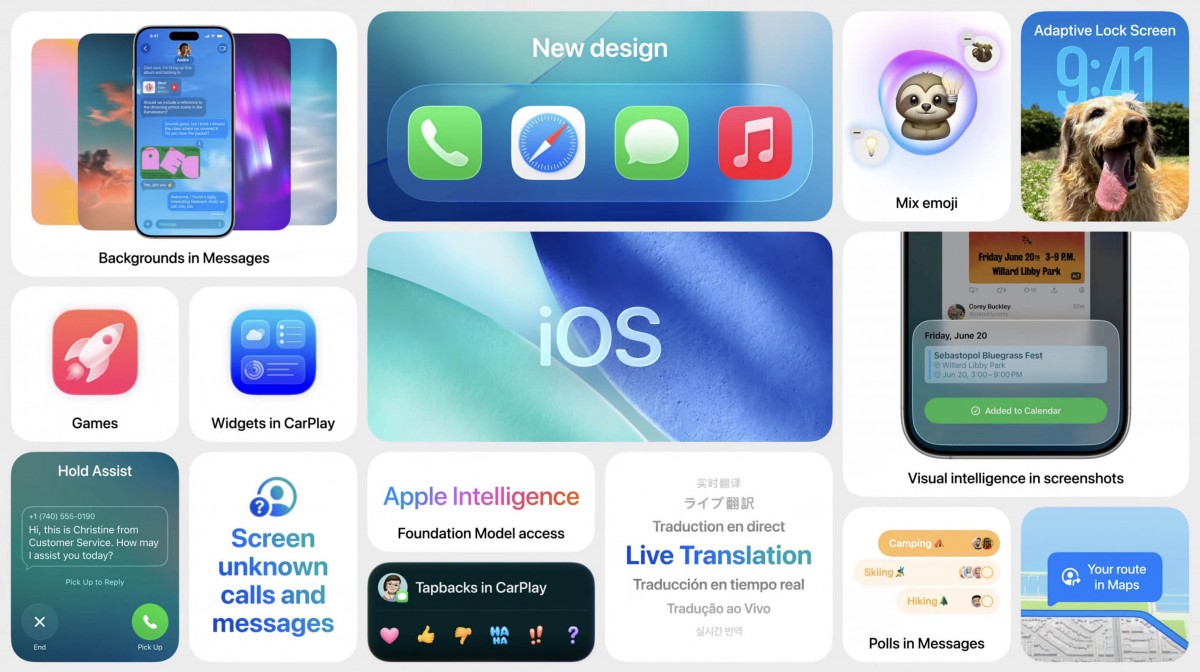 iOS 26 با طراحی جدید Liquid Glass و قابلیت های هوشمند منتشر شد 4