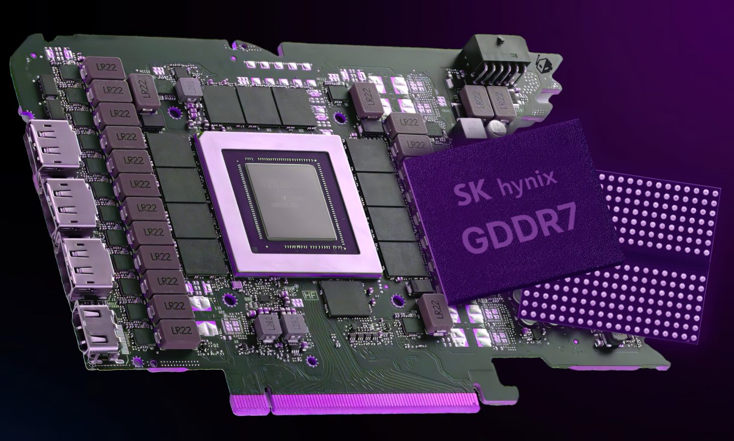 حافظه GDDR7 بیست و چهار گیگابیتی SK hynix برای کارت های گرافیک جدید و تامین به موقع HBM4
