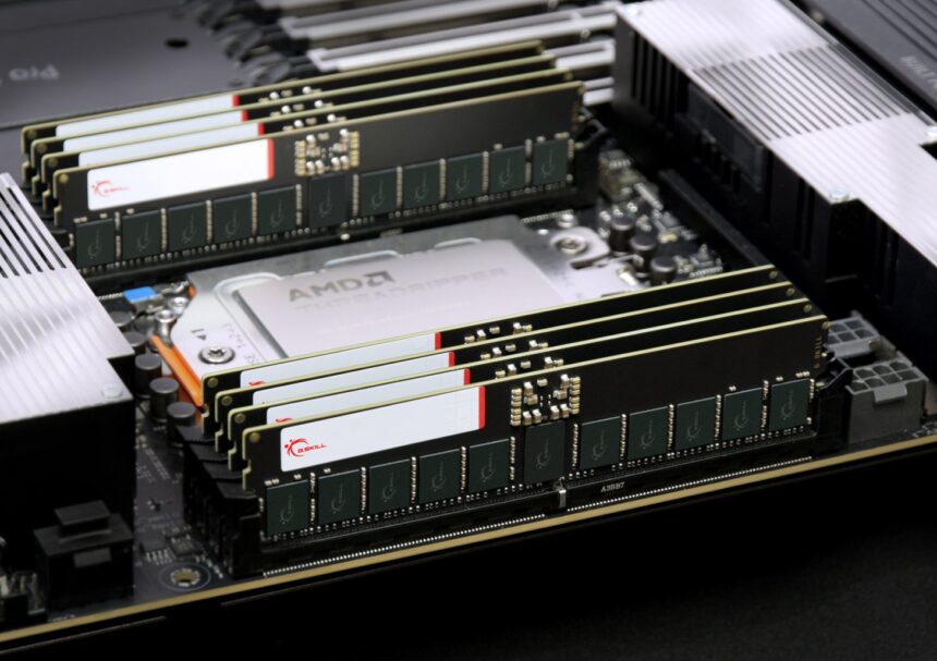 رم G.Skill T5 NEO R DIMM با ظرفیت 512 گیگابایت و سرعت DDR5 6400 برای ورک استیشن های AMD Ryzen Threadripper PRO معرفی شد