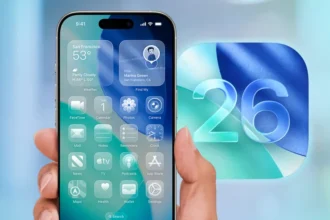 طراحی جدید آیفون با آیکون های Liquid Glass در iOS 261