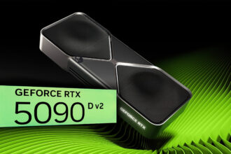 عرضه کارت گرافیک NVIDIA GeForce RTX 5090 D V2 با 21 هزار هسته و 24 گیگابایت حافظه