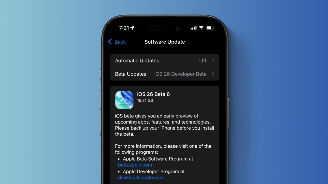انتشار iOS 26 بتا 6 برای آیفون با زنگ های جدید و انیمیشن سریع تر در اجرای برنامه ها 2 انتشار iOS 26 بتا 6 برای آیفون با زنگ های جدید و انیمیشن سریع تر در اجرای برنامه ها -