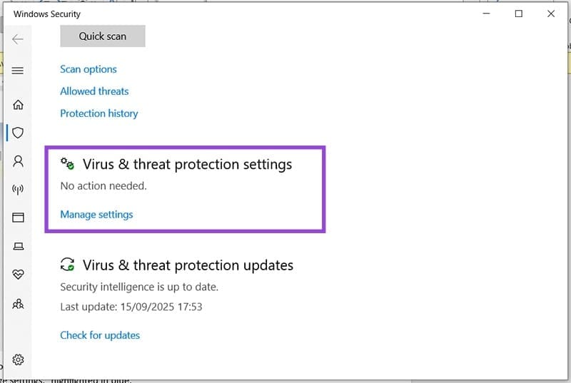 چگونه جلوی حذف فایل ها توسط Windows Defender را بگیریم؟ 4 چگونه جلوی حذف فایل ها توسط Windows Defender را بگیریم3 -