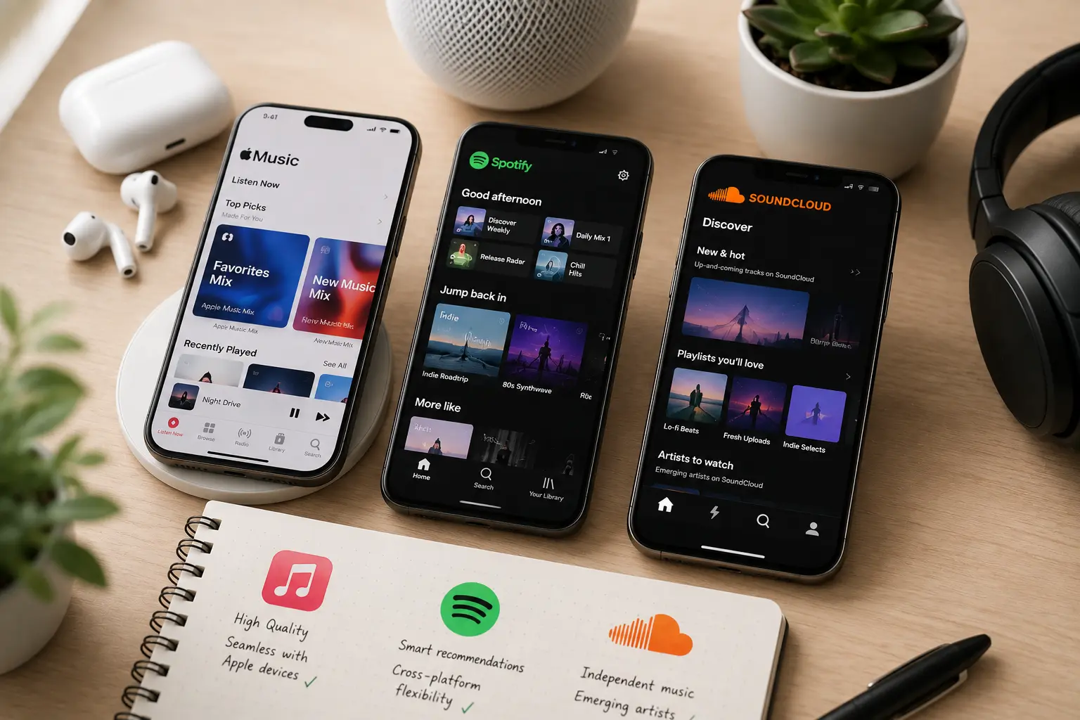 مقایسه Apple Music ،Spotify و SoundCloud 3 image 1 -