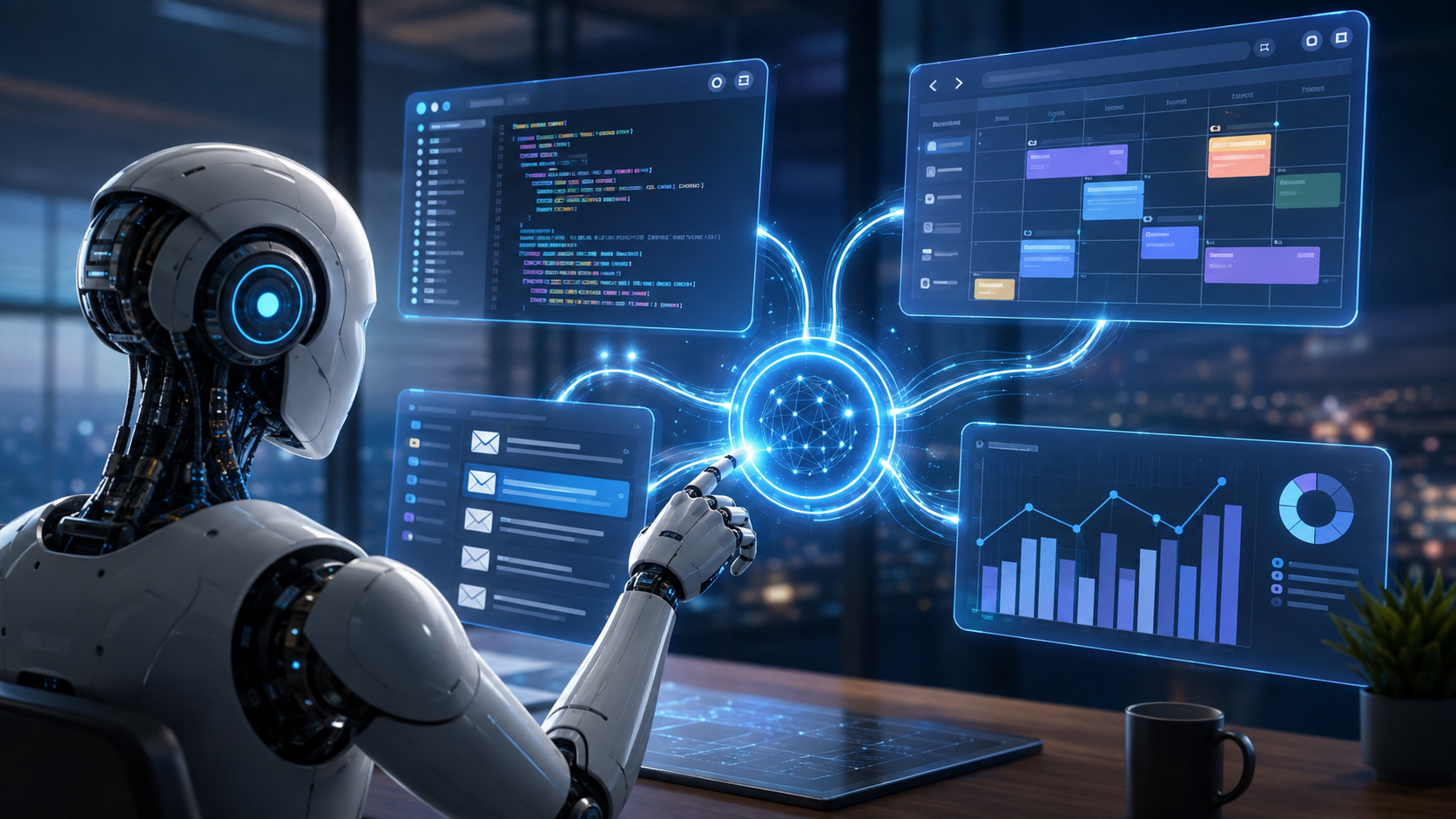 آیا Meta AI واقعا می تواند کارها را انجام دهد؟ 1 عامل هوشمند Meta AI در حال مدیریت هم زمان ایمیل تقویم کدنویسی و داده ها